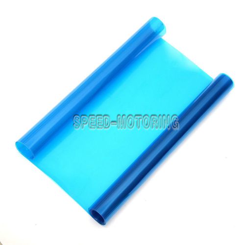 120cm*30cm deep blue car headlight tail lights film light sticker change color