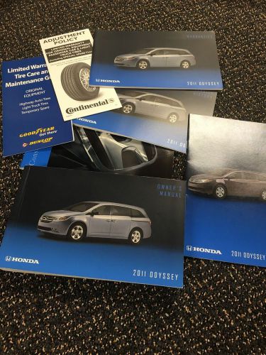 2011 honda odyssey owners manual set with case + free shipping