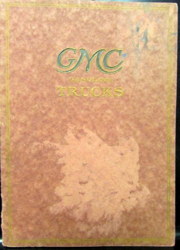 Circa 1913 gmc gas truck models vc sc h &amp; k kd hu ku orig sales brochure catalog