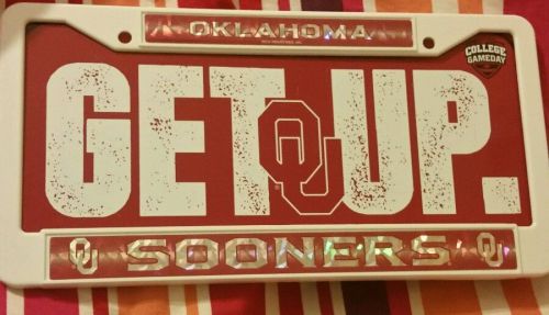 Ou license plate holder and plate new