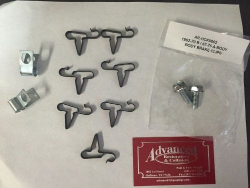 Mopar 1962-70 b-body /67-75 a body body brake clips charger duster coronet