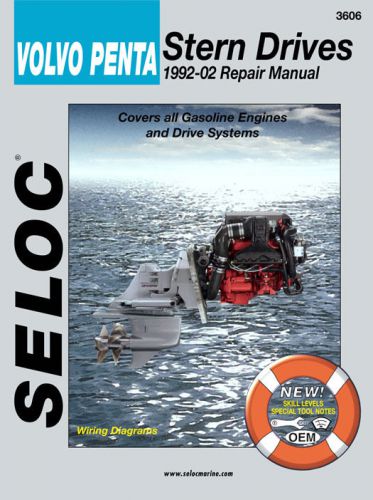 Volvo penta sterndrive service  repair manual 1992 to 2002 seloc 3606