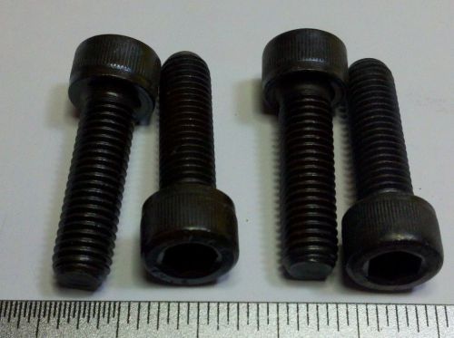 Four of m10 x 35 socket head bolt grade 12.9 shcs black viper motorcycle 2290002