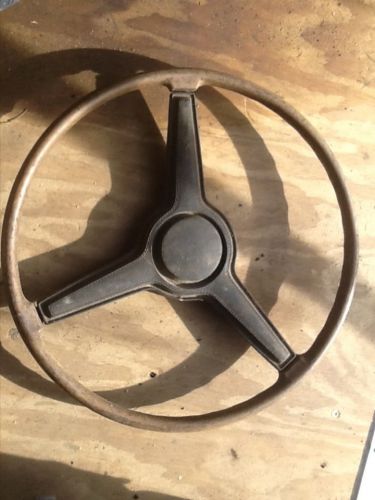 1970,71 e body mopar wood grain black steering wheel  plymouth cuda challenger
