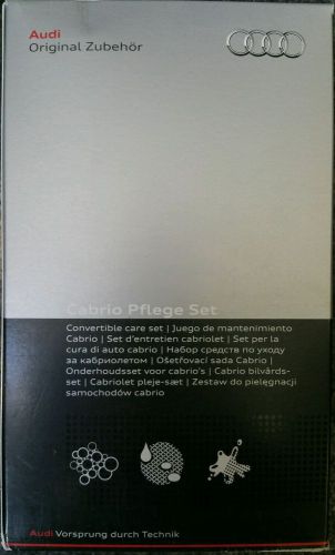 Audi convertible care cleaning kit new collection genuine new