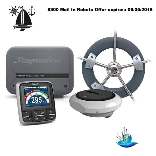 Raymarine ev-100 wheel evolution autopilot:  a complete autopilot-in-a-box