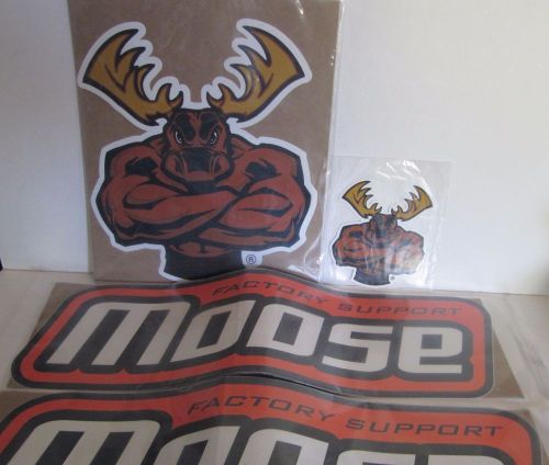 4 lot moose decals - extra large - trailer decals