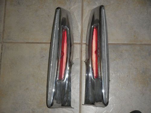 1974-75-76 cadillac coupe deville &amp; fleetwood bumper ends and tail lights (2)