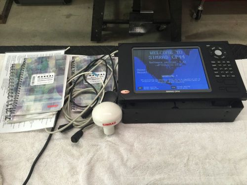 Simrad ds-44 cp-44 chartplotter system with extras! freshwater, nr, l@@k!