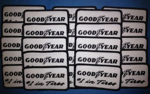 25 lot 1980&#039;s goodyear tires nascar sponsor racing suit jacket hat patches