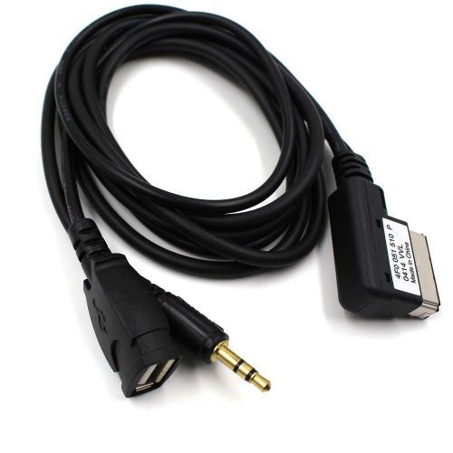Ami interface usb charger aux 3.5mm audio music adapter cable for mercedes benz