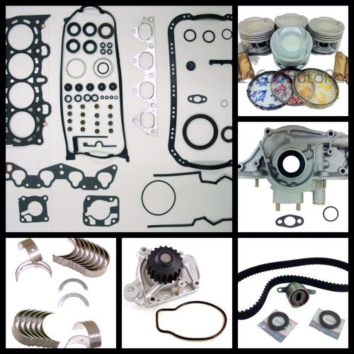 92-95 honda civic si ex del sol v-tec 1.6l sohc d16z6 engine master rebuild kit