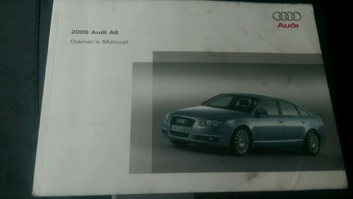 Audi a6 owners manual