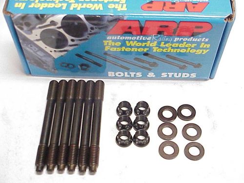 6 new arp 12-point head flange nuts, studs, and washers 7/16" coarse &amp; fine