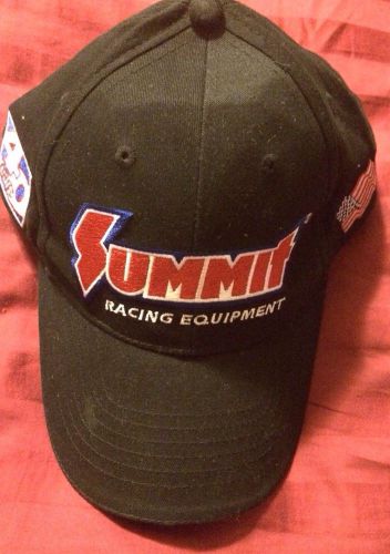 Summit racing equipment hat black 40 years