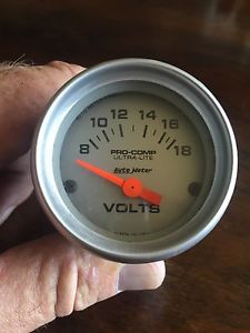 Auto meter pro comp ultra-lite volt gauge