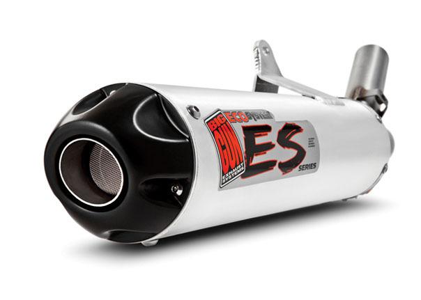 Big gun eco es slip-on exhaust aluminum for yamaha rhino 660r 04-08