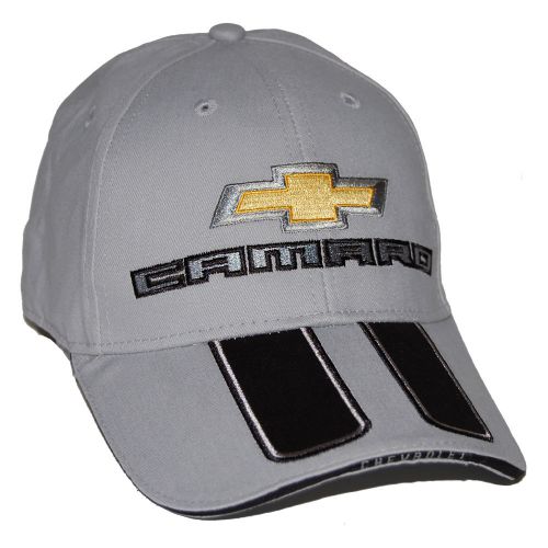 2010- 2015 2016  chevrolet camaro ss rally silver grey hat cap shipped in a box
