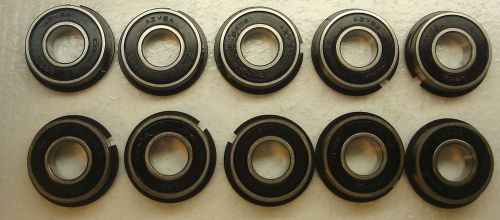 Precision wheel bearings 10pcs w/snap ring go kart mini bike 5/8in id x 1 3/8 od