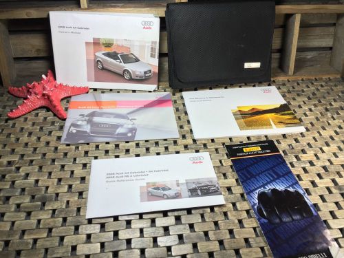 2008 audi a4 cabriolet owners manual set package ((buy oem)) convertible