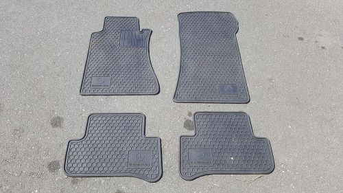 02-05 genuine mercedes-benz c230 coupe rubber floor mats all season c-class c320