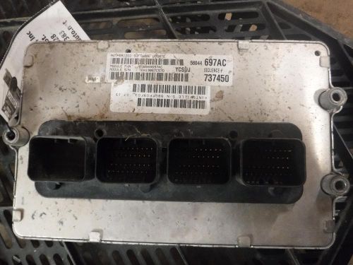 Jeep wrangler engine brain box electronic control module; (rh firewall), 4.0l,