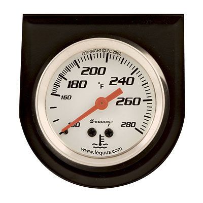2 inch white water temp. gauge 130-270 degrees equus 5242 authorized distributor