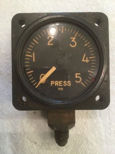 Vintage u.s. aw-1830ac02 hydraulic pressure aircraft indicator gauge
