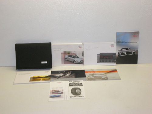 2008 audi a4 cabriolet convertible owner user manual with case