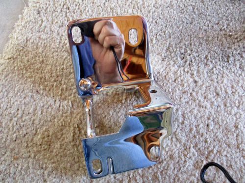 68 69 70 71 72 ford truck pickup chrome hood latch bracket f250 f100 grill sprt