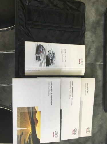 2008 audi a4 car owners manual books guide case all models