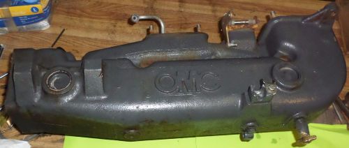 Omc marine exhaust intake  manifold mold stamp: 9-6-85 #911960  2.5 3.0 l 4-cyli