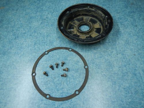 Brake drum rear axle shield plate 1984 honda atc125m atc125 84