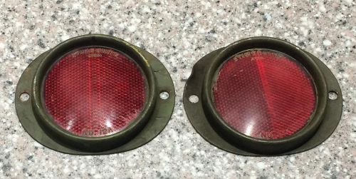 Set of two stimsonite aga no. 12a reflectors* army green