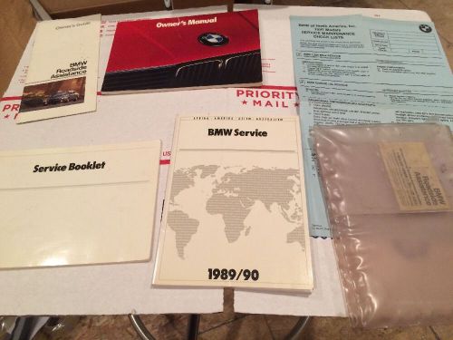 Bmw e30 325i/convertible 325is 325ix 318is owners manual