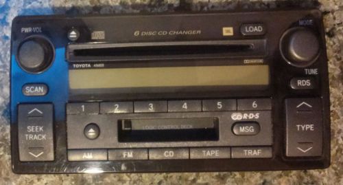 02-04 Toyota Camry JBL Radio 6 Cd Cassette Face A56820, US $25.00, image 1