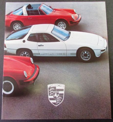 1979 porsche dealer sales brochure original 928 924 911 sc turbo