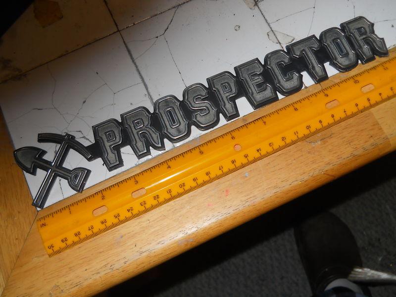1985 dodge ram prospector q/panel emblem 1 each
