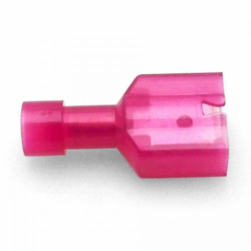 Blister pack male quick disconnect insulated red .250 race socal hotrod