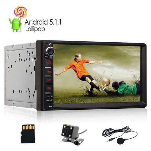 7&#034;  2 din quad-core android 5.1.1 car stereo gps navi radio airplay 1024*600 obd