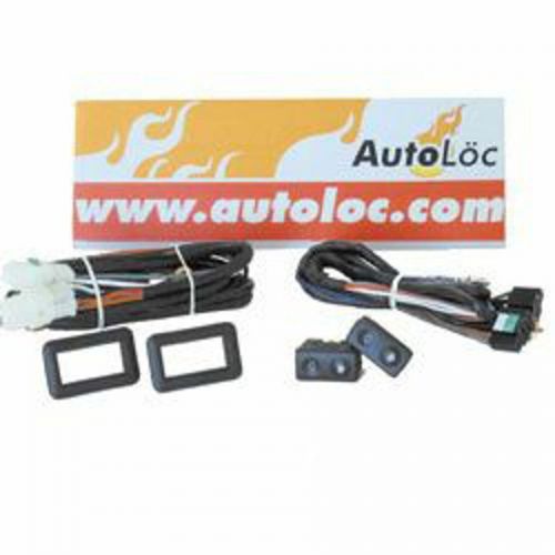 Power window switch &amp; wire harness kit with two sw10 switches &amp; cases