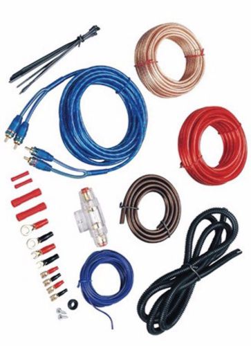 Soundclass 8 gauge complete amp kit amplifier install wiring installation cable