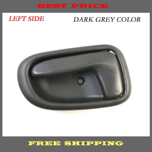 Inner dark gray door handle front or rear left lh driver for prizm corolla new