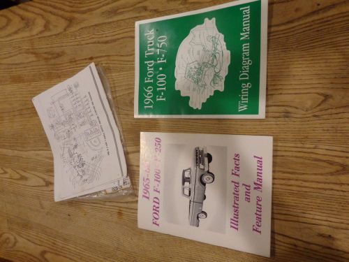 1966 ford f100 - f750  wiring diagram manual 65 - 66 ford facts and features