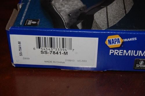Napa ss7841m disc brake pad fits 02-08 mini cooper