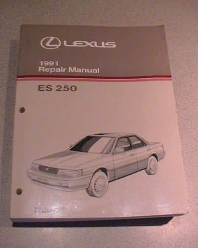 Factory repair manual for 1991 lexus es250 es 250 toyota rm204u vzv21 series
