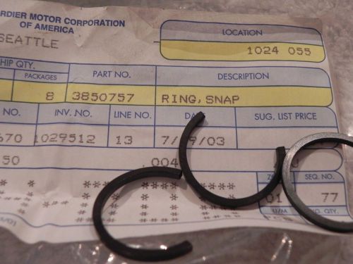 Brp cobra stern drive u-joint retaining ring p# 3850757