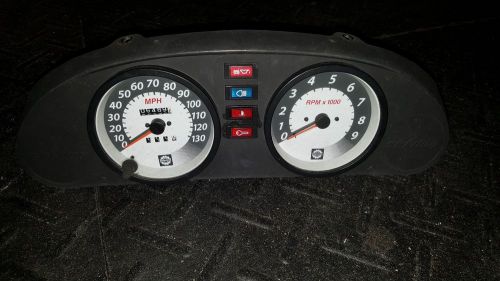 Skidoo tachometer speedo speedometer zx chassis pod dash panel used mxz white
