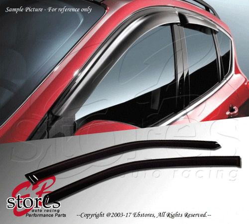 Vent shade window visor 2/3dr honda civic 92-95 1992 1993 1994 1995 2pc dx cx si