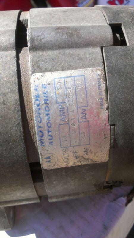 Original DeLorean Motorola alternator works! Must see!!!, US $90.00, image 3